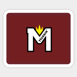 Maroon Mornin' Logo Sticker